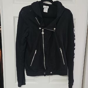 Nightmare Before Chirstmas RARE Biker Style Hoodie, Brand New!